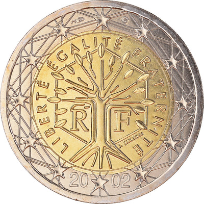 Francia, 
            
               2 Euro, 
            
               2002