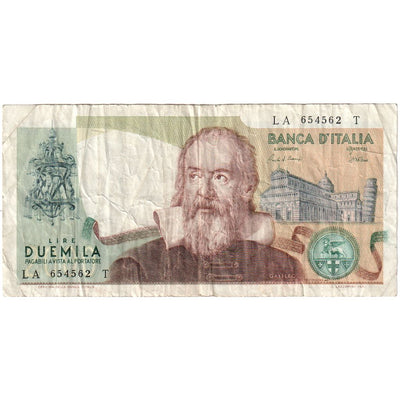 Banconote, 
            
               Italia, 
            
               2000 Lire