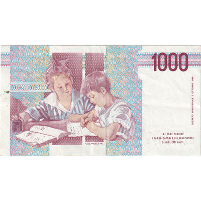 Italia, 
            
               1000 Lire, 
            
               1990-1994