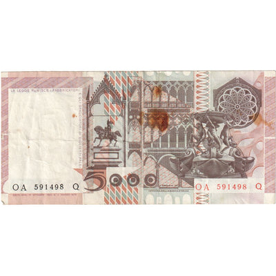 Italia, 
            
               5000 Lire, 
            
               1979-03-09