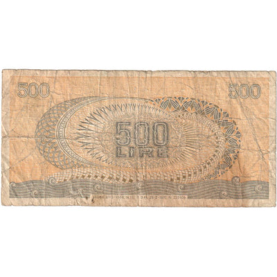 Italia, 
            
               500 Lire, 
            
               1966-06-20