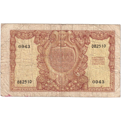 Italia, 
            
               100 Lire, 
            
               1951-12-31