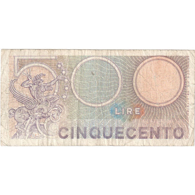 Banconote, 
            
               Italia, 
            
               500 Lire