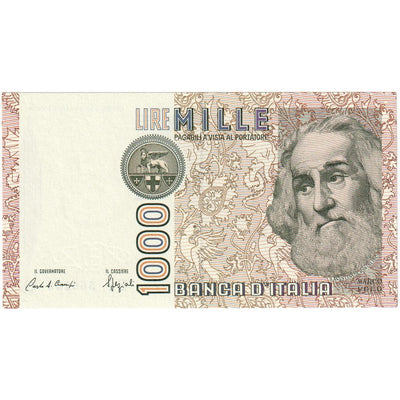 Italia, 
            
               1000 Lire, 
            
               1982