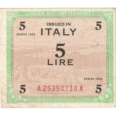 Italia, 
            
               5 Lire, 
            
               MB+