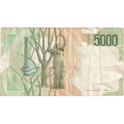 Italia, 
            
               5000 Lire, 
            
               1985-01-04