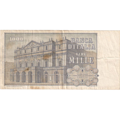 Italia, 
            
               1000 Lire, 
            
               1969-02-26