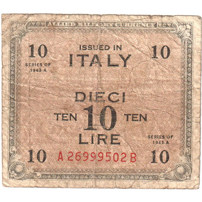 Italia, 
            
               10 Lire, 
            
               B