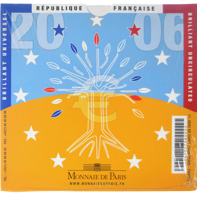 Francia, 
            
               Coffret 1c. à 2€, 
            
               2006