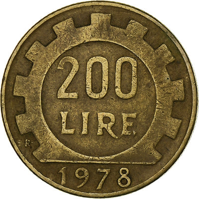 Italia, 
            
               200 Lire, 
            
               1978