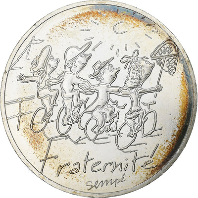 Francia, 
            
               10 Euro, 
            
               Sempé - Printemps - Fraternité