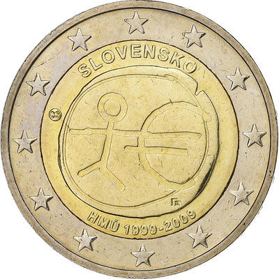 Slovacchia, 
            
               2 Euro, 
            
               European Monetary Union