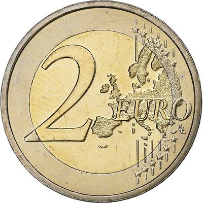 Malta, 
            
               2 Euro, 
            
               European Monetary Union