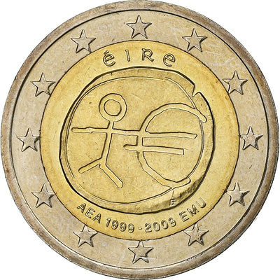 REPUBBLICA D’IRLANDA, 
            
               2 Euro, 
            
               European Monetary Union