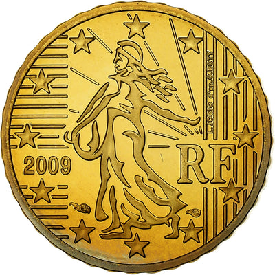 Francia, 
            
               10 Euro Cent, 
            
               2009