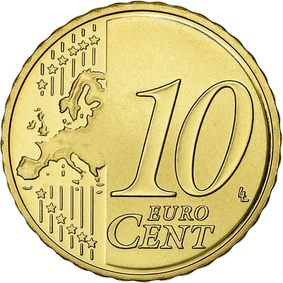 Francia, 
            
               10 Euro Cent, 
            
               2012