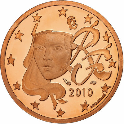 Francia, 
            
               5 Euro Cent, 
            
               2010