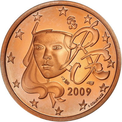 Francia, 
            
               2 Euro Cent, 
            
               2009