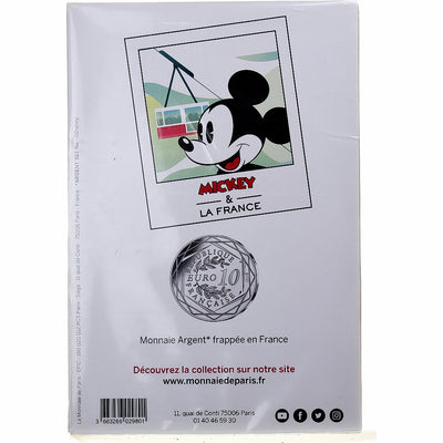 Francia, 
            
               10 Euro, 
            
               Mickey Premier de cordée