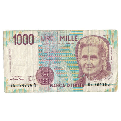 Italia, 
            
               1000 Lire, 
            
               D.1990