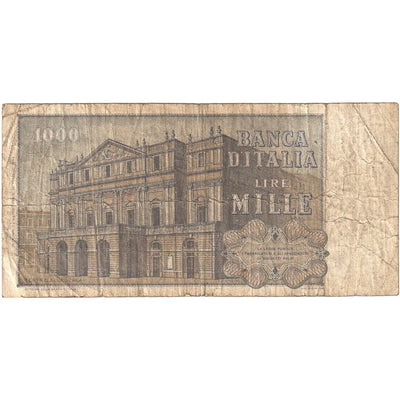 Italia, 
            
               1000 Lire, 
            
               KM:101g