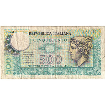 Italia, 
            
               500 Lire, 
            
               1976-12-20