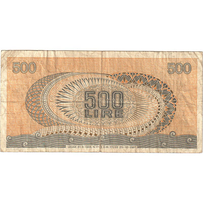 Italia, 
            
               500 Lire, 
            
               1967