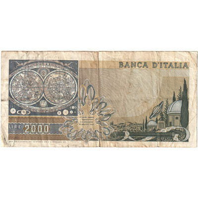 Italia, 
            
               2000 Lire, 
            
               1973