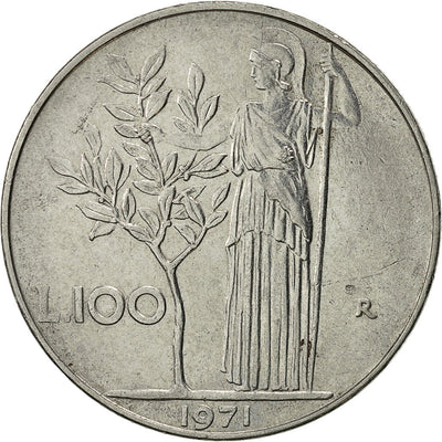 Italia, 
            
               100 Lire, 
            
               1971