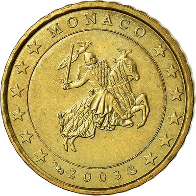 Monaco, 
            
               10 Euro Cent, 
            
               2003