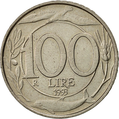 Italia, 
            
               100 Lire, 
            
               1993