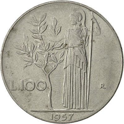 Italia, 
            
               100 Lire, 
            
               1957