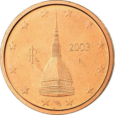 Italia, 
            
               2 Euro Cent, 
            
               2003