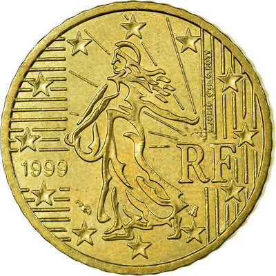 Francia, 
            
               50 Euro Cent, 
            
               1999