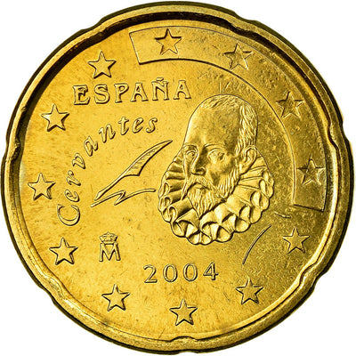 Spagna, 
            
               20 Euro Cent, 
            
               2004