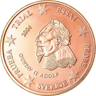 Svezia, 
            
               2 Euro Cent, 
            
               2004