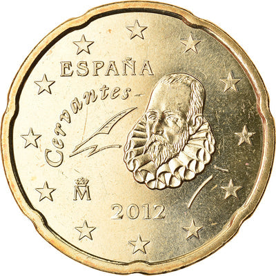 Spagna, 
            
               20 Euro Cent, 
            
               2012