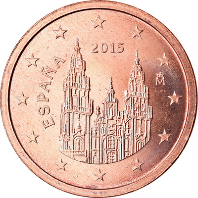 Spagna, 
            
               2 Euro Cent, 
            
               2015