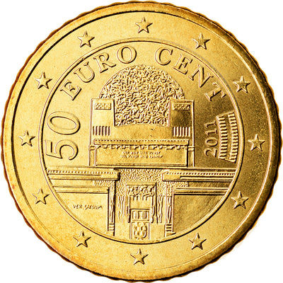 Austria, 
            
               50 Euro Cent, 
            
               2011