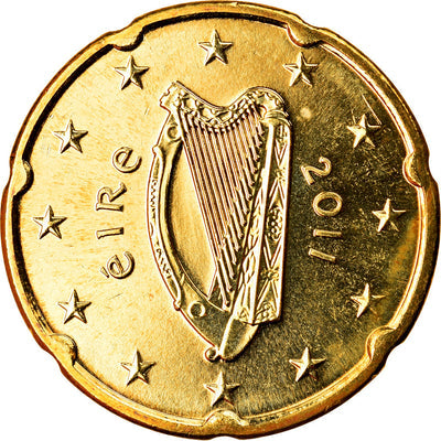 REPUBBLICA D’IRLANDA, 
            
               20 Euro Cent, 
            
               2011