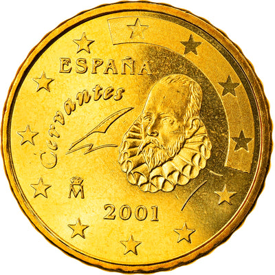 Spagna, 
            
               10 Euro Cent, 
            
               2001