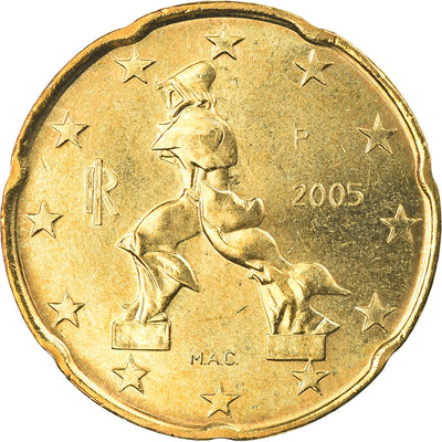 Italia, 
            
               20 Euro Cent, 
            
               2005