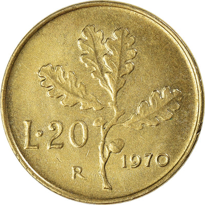 Moneta, 
            
               Italia, 
            
               20 Lire