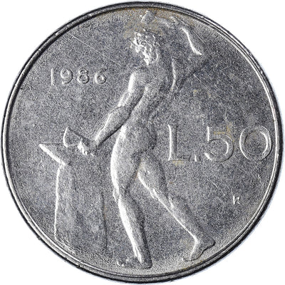 Moneta, 
            
               Italia, 
            
               50 Lire